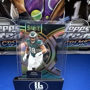 2023 Panini Select - Premier Level Jalen Carter #171 Black & Green Prizm Die-Cut - Picture 1 of 2