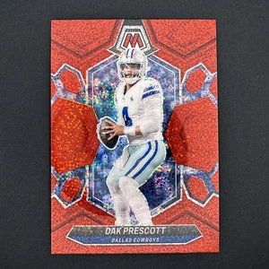 2024 Panini Mosaic Football - Dak Prescott #57 Red Sparkle Prizm - Cowboys - Picture 1 of 2