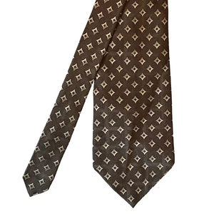Pierre Cardin Silk Tie ~ Off Brown ~ Necktie ~ - Picture 1 of 6