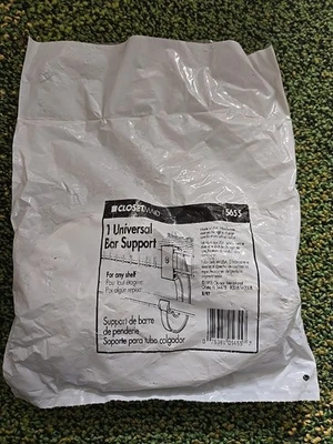 ClosetMaid 5-1/2 pulgadas Soporte de varilla colgante de conversión H #5655 Foto 1 de 3