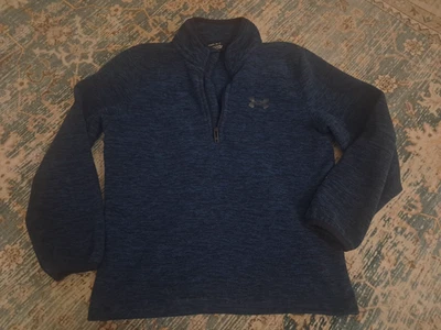 Size ysm UNDER ARMOUR 1/4 zip pullover sweater fleece youth s smal - Image 1 of 4