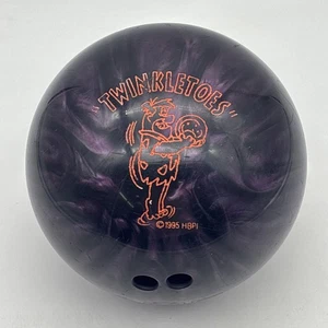 Vintage 1995 AMF Fred Flintstone "Twinkletoes" 8 lb Bowling Ball Used Drilled - Picture 1 of 9