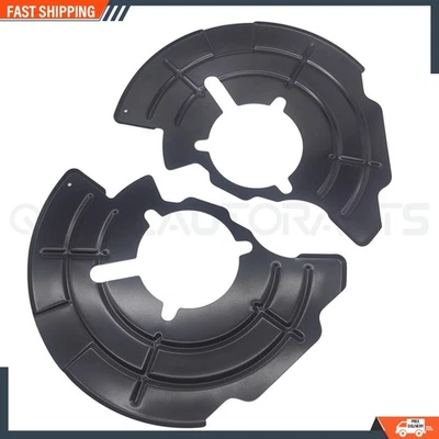 2Pcs New For 2005-2010 Jeep Grand Cherokee Commander Front L&R Brake Dust Shield Foto 1 de 4