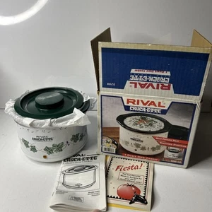 Vintage Small Crockpot Rival Crock-Ette 1QT Slow Cooker W/Lid - Picture 1 of 1