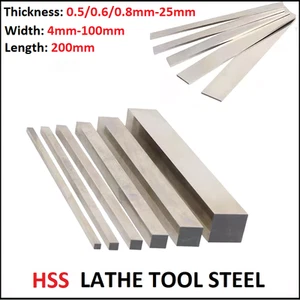 Ultra Thin HSS Lathe Turning Tool Steel Square Toolsteel Turning Tool Bit 200mm - Picture 1 of 10