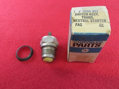 NOS 1965-1968 DODGE CHRYSLER PLYMOUTH CARS AUTO TRANS NEUTRAL SAFETY SWITCH - Изображение 1 из 4