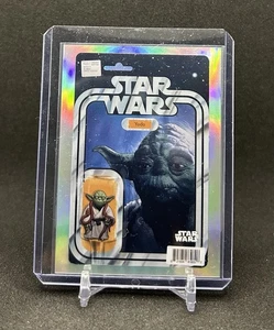 2025 Topps Chrome Star Wars Yoda Comicfractor SSP #VC-10 - Picture 1 of 2