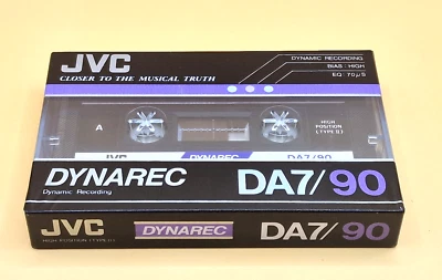 Cinta de casete de audio en blanco JVC DYNAREC DA7 90 (sellada) ¡NUEVA DE STOCK! Nuevo Foto 1 de 4