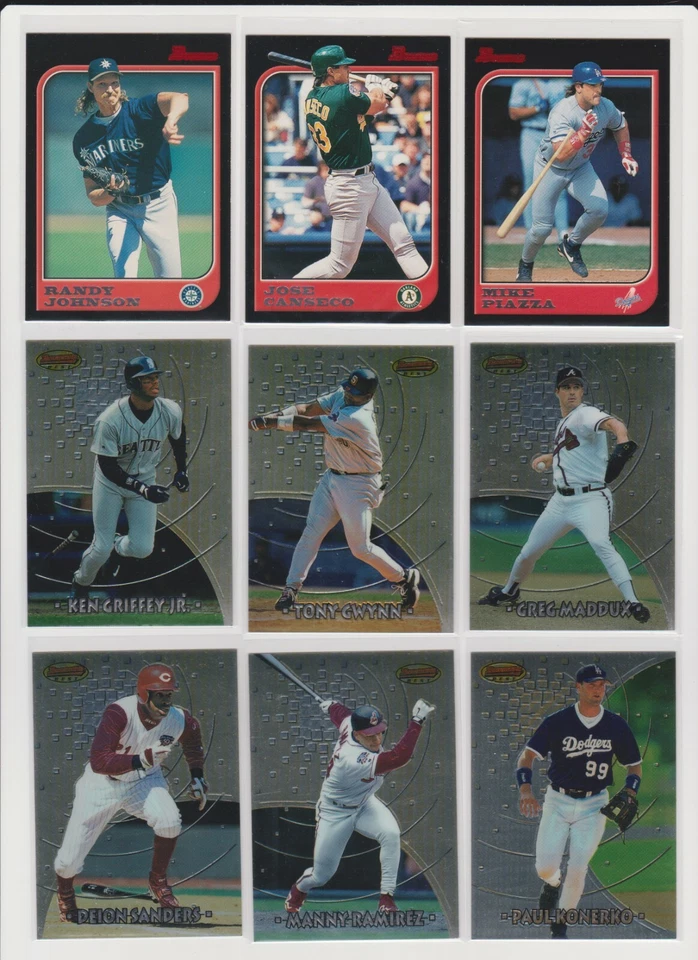 1997 Bowman Baseball NM you pick base stars RC rookie Chrome Best inserts HOFer - Image 1 of 1
