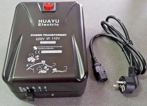 NEU SPANNUNGSWANDLER TRANSFORMATOR 230V AUF 110V 3000W 120 -230V ZX3000  5.5 KG - Bild 1 von 3