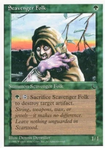 3X SCAVENGER FOLK GREEN CHRONICLES MTG MAGIC MP X3 (yourdeckbuilder) - Picture 1 of 1