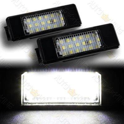 FOR NISSAN ARMADA VERSA JUKE/INFINITI Q50 BRIGHT WHITE LED LICENSE PLATE LIGHTS - Image 1 of 4