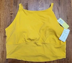 All In Motion Everyday Soft Crop Tank, senfgelb, Größe L - Bild 1 von 3