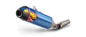 FMF Factory 4.1 Ti Exhaust Pipe Muffler Blue Kawasaki KX450F 2012-2015 - 042286 - Picture 1 of 1