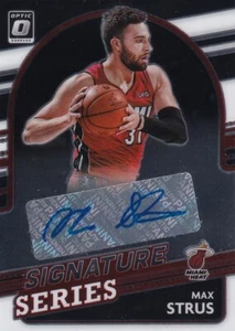 21-22 DONRUSS OPTIC SIGNATURE SERIES - MAX STRUS #SS-MSR MIAMI HEAT - Picture 1 of 1
