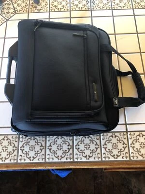 DELSEY  Black Carry-On Underseat Luggage Wheeled w/ 17” Laptop Compartment MINTY - Image 1 of 4