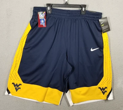 Nike West Virginia Mountaineers Posterize Basketball Shorts Men's XL On Court - Image 1 of 4
