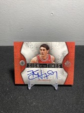 2006-07 SP Authentic Kirk Hinrich Sign Of The Times Auto #/75 Chicago Bulls