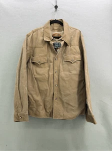 Vintage NWT Wilson’s Leather Mens Brown Long Sleeve Western Shirt Jacket Size XL - Picture 1 of 11