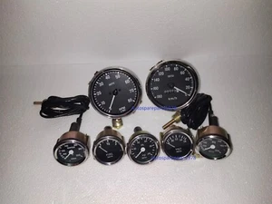 Smiths Temp F Oil temp F oil Fuel Volt Gauge Speedo 180-0KMH 0-80RPM 100mm BC - Picture 1 of 3