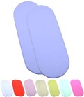 BabyPrem 2 x Fitted 74 76 x 28 cm Cotton Baby Moses Basket Pram Mattress Sheets