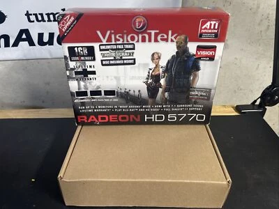 BOX ONLY! VisionTek Radeon HD 5770 1GB GDDR5 Graphics Video NO CARD INCLUDED! - Image 1 of 4