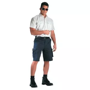 EMS EMT Navy Blue Tactical Shorts Rothco Uniforms Adult Unisex Large 78211 New  - Picture 1 of 4