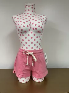 Nuevo con etiquetas Pantalones Cortos Wildfox S Norah Rosa Chicle *Muestra Rara* DEFECTUOSOS - Imagen 1 de 16