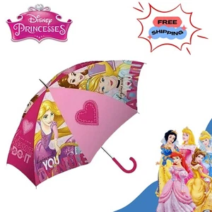 Girl Princess Bubble Umbrella 35", UV Protective Auto Classic Brolly Summer Gift - Picture 1 of 12