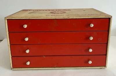 Vintage Lego Exin Arquitectura Castillos Architecture Castle Blok Block Wood Box - Image 1 of 4