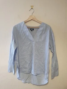 DKNY Womens Striped Shirt Size Small - Picture 1 of 5