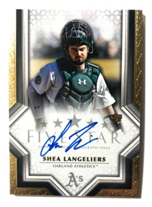 SHEA LANGELIERS 2023 Topps Five Star Rookie Autograph card #FSA-SL Oakland A's - Picture 1 of 3
