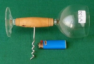 Kelch Korkenzieher Stelzen Korkenzieher Tire-Bouchon France Bicchiere. PP49 - Bild 1 von 7