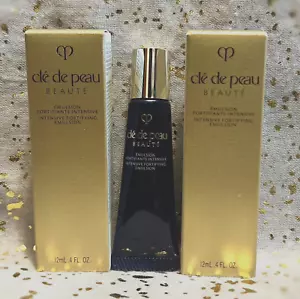 2x~Cle De Peau Beaute~Intensive Fortifying Emulsion~12ml/.4oz ea~Travel Size~NIB - Picture 1 of 1