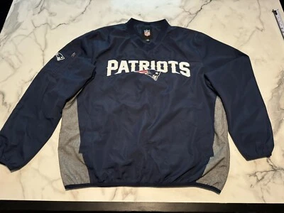 Pullover cortavientos New England Patriots NFL fútbol azul marino talla XL Foto 1 de 4