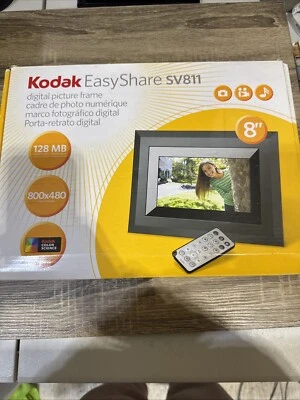 Kodak EasyShare 8” 128 MB Memory SV811 Digital Picture Frame Plug-N-Play NIB - Image 1 of 4