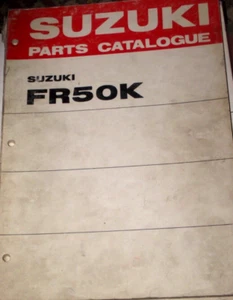 SUZUKI FR50K PARTS CATALOGUE MANUAL   (FIRST EDITION 1973). - Picture 1 of 1