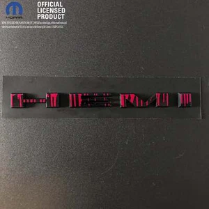 Dodge HEMI Fender Emblem Insert Decal L&R DRIPPING RED Fits 2020-2023 Challenger - Bild 1 von 6