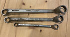 3 GEDORE No 2 CRANK RING SPANNER WRENCH TOOL VINTAGE 5/8 3/4 5/16 3/8 1/2 9/16 W