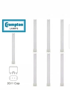 X3 Crompton CFL Bulb Single Turn L Type PLL 2G11 4 Pin 4000K Cool White 40W PL - Picture 1 of 1