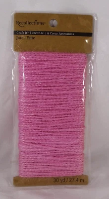 Recollections Yute Craft It Pink 30 yardas artesanía Foto 1 de 4