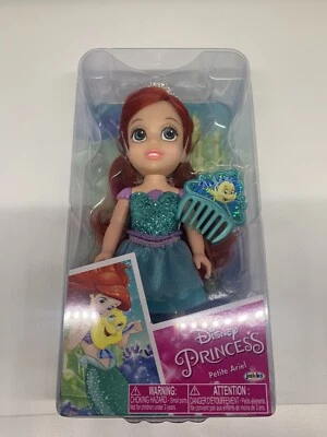 Disney Princesa Pequeña Ariel Jakks Muñeca Juguetes Tamaño Bolsillo Foto 1 de 4