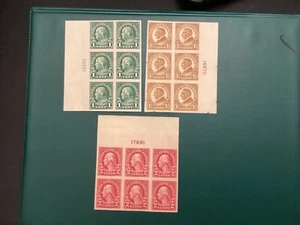 ICOLLECTZONE US 575-577 Plate Block  VF NH  577 hinged CV $350 - Picture 1 of 7