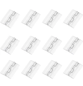 BLUECELL 12 STCK. Klar Acryl Plexiglas Plexiglas Scharnier - Bild 1 von 8