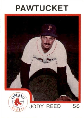 1987 Pawtucket Red Sox ProCards 56 Jody Reed Brandon Florida FL NM Baseball Card - Image 1 of 2
