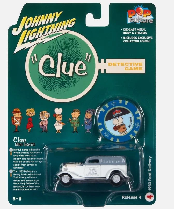 JOHNNY LIGHTNING - FORD Delivery 1933 gris - CLUE - de la serie POP CULTURE 2... - Imagen 1 de 1