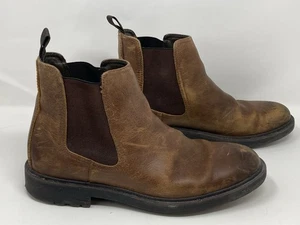 Frye Casual Pull-on Ankle Boots Brown Leather Men’s Size 10 - Picture 1 of 14