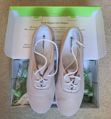 Tenis para mujer Grasshoppers talla 8,5 estrechos de lona Seabury Stone Foto 1 de 4