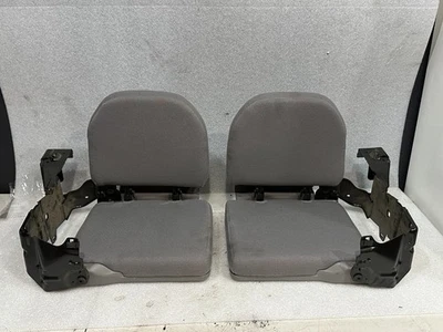 1998-2005 Ford Ranger Rear Jump Seat Pair LR & RR OEM Cloth Gray - Image 1 of 3