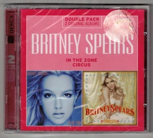 BRITNEY SPEARS DOUBLE PACK / IN THE ZONE + CIRCUS [2 CDs, 2013] NEW - CRACK CASE - Bild 1 von 2
